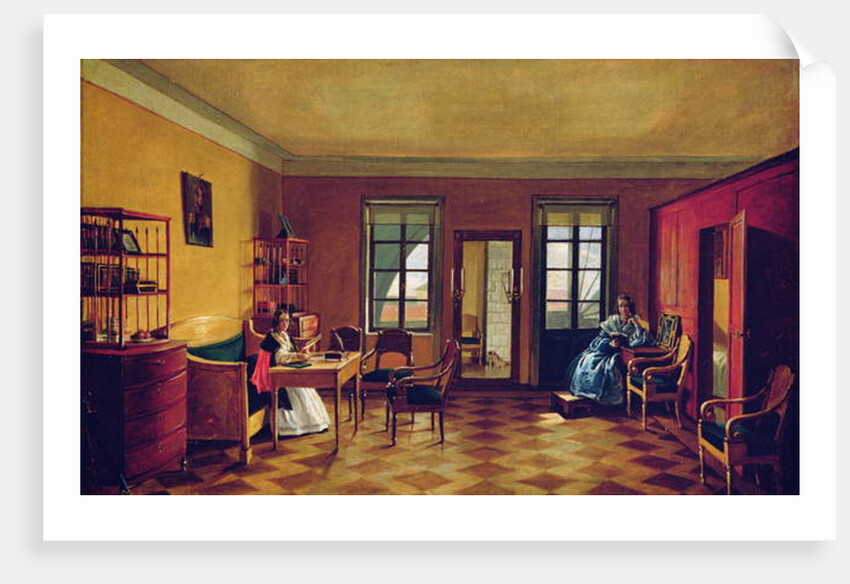 Interior of an attic by School Russian