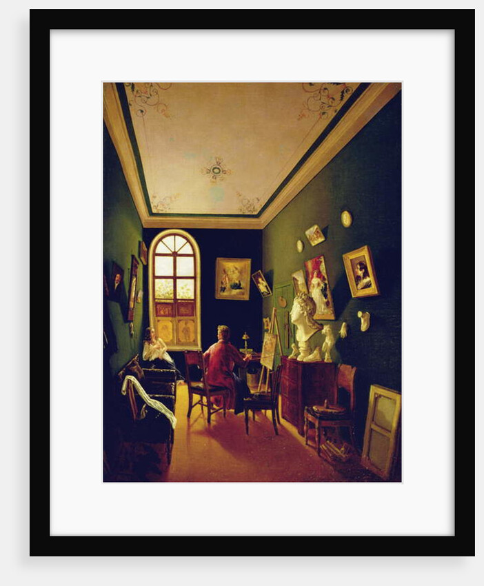 The Painter's Studio, 1843 by Russian School