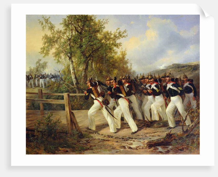 A Scene from the soldier's life, 1849 by Carl Schulz