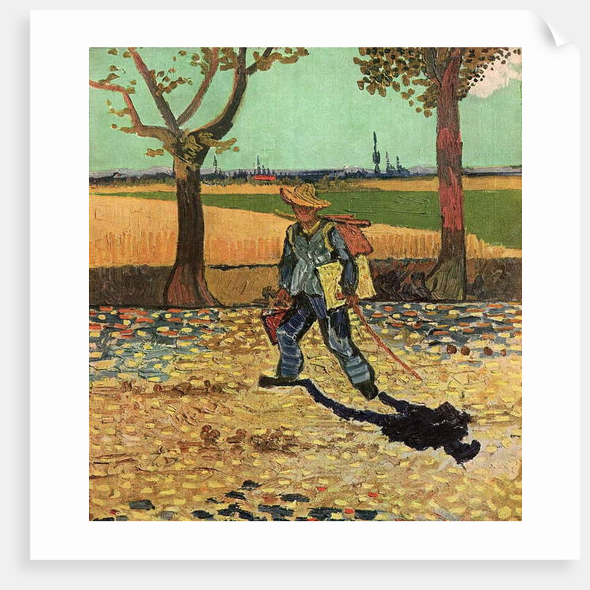 Man with Backpack, 1888 by Vincent van Gogh