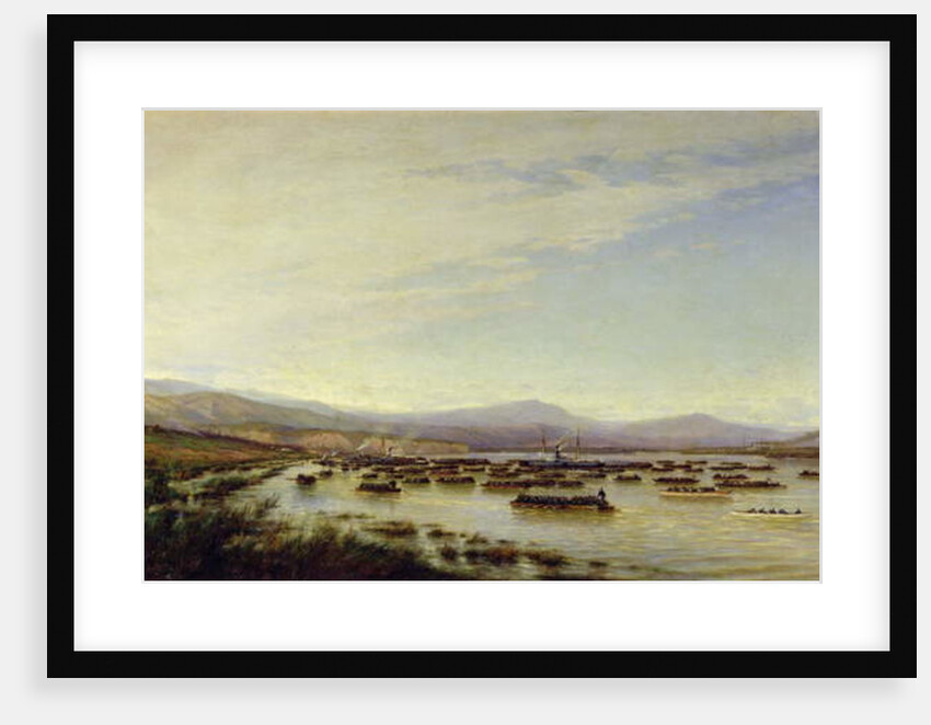 The Russian Army crossing the Danube in June 1877, 1878 by Aleksei Petrovich Bogolyubov