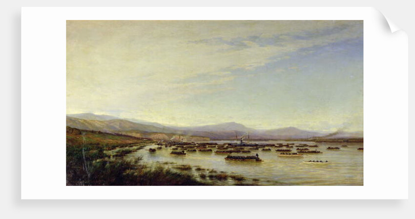 The Russian Army crossing the Danube in June 1877, 1878 by Aleksei Petrovich Bogolyubov