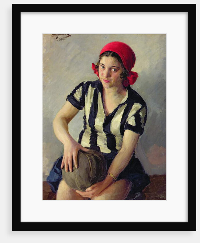 A sportswoman, 1928 by Ivan Semyonovich Kulikov