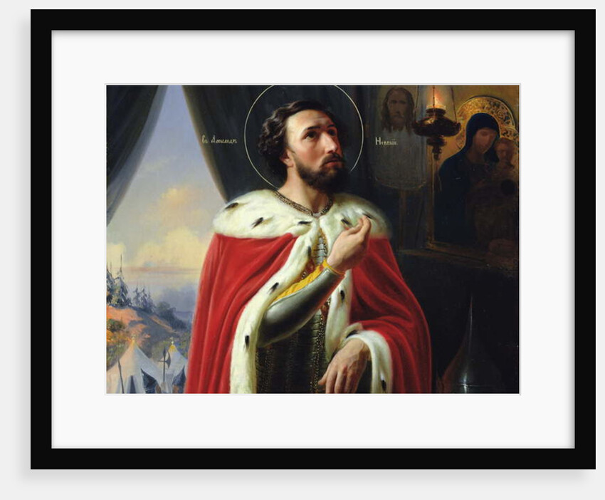 Alexander Nevsky, Duke of Novgorod, Grand Duke of Vladimir by Vasili Kuzmich Shebuev