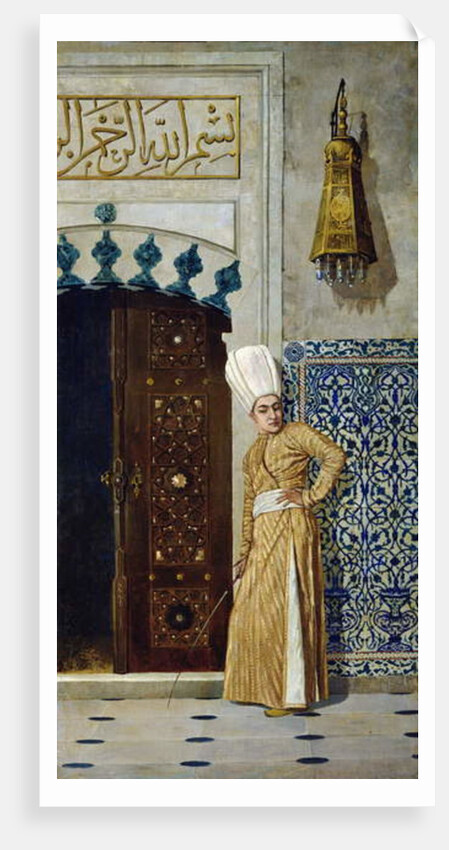 A eunuch before the door of the harem by Vasili Vasilievich Vereshchagin