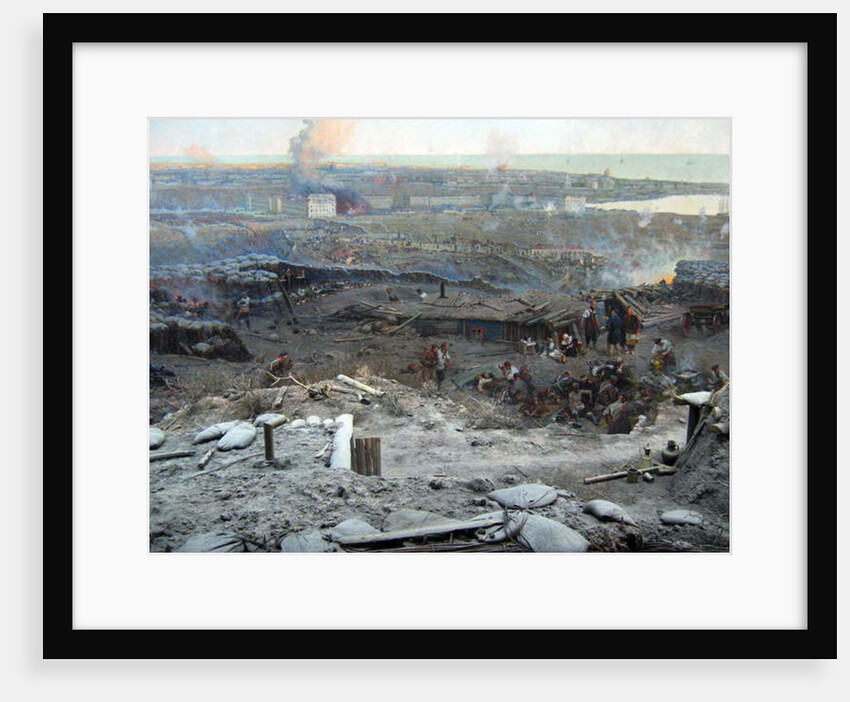 The Siege of Sevastopol Panorama by Franz Roubaud