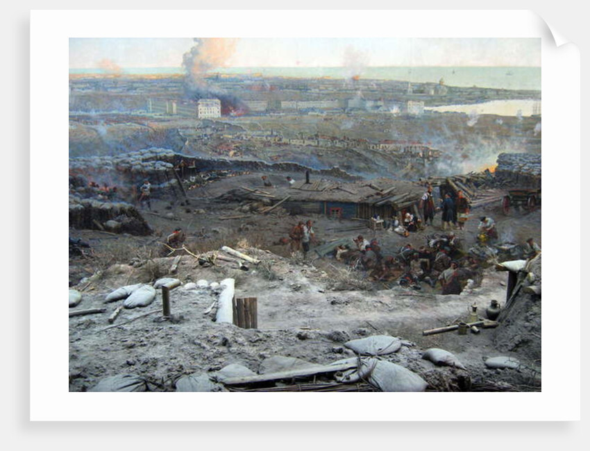 The Siege of Sevastopol Panorama by Franz Roubaud