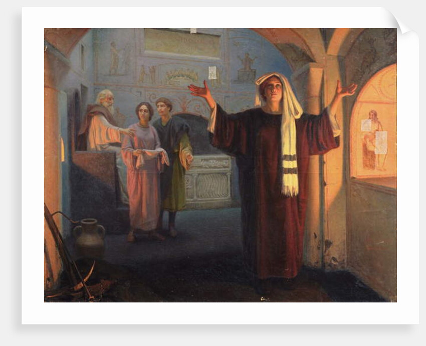 In a catacomb, 1900 by Nikolai Nikolayevich Alexandrov