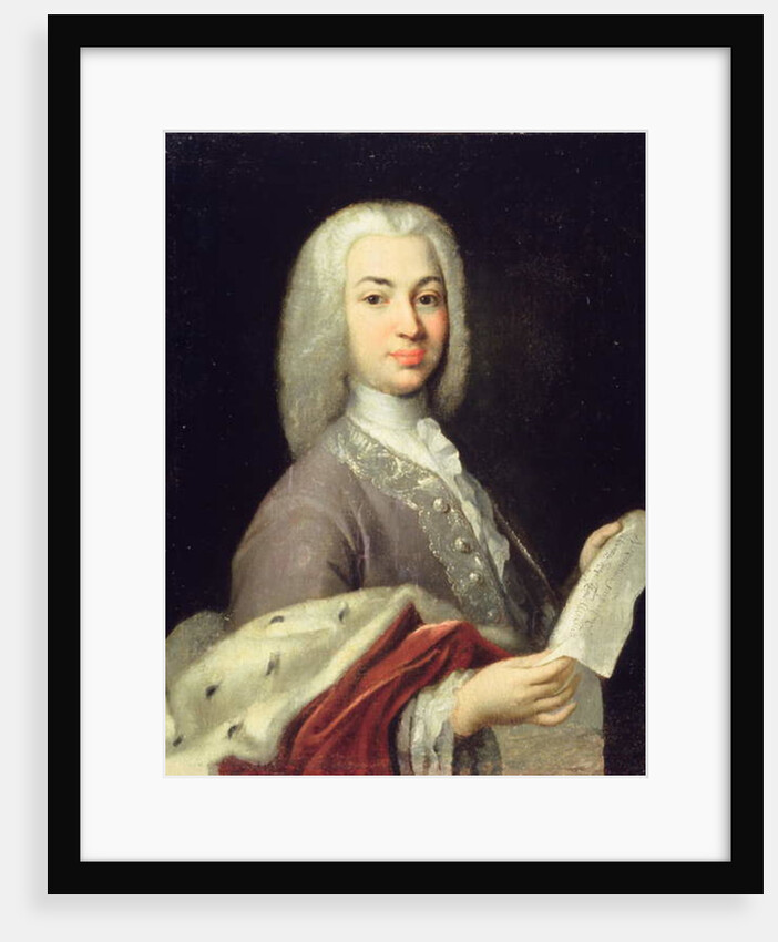 Portrait of Prince Antiokh Kantemir by School Russian