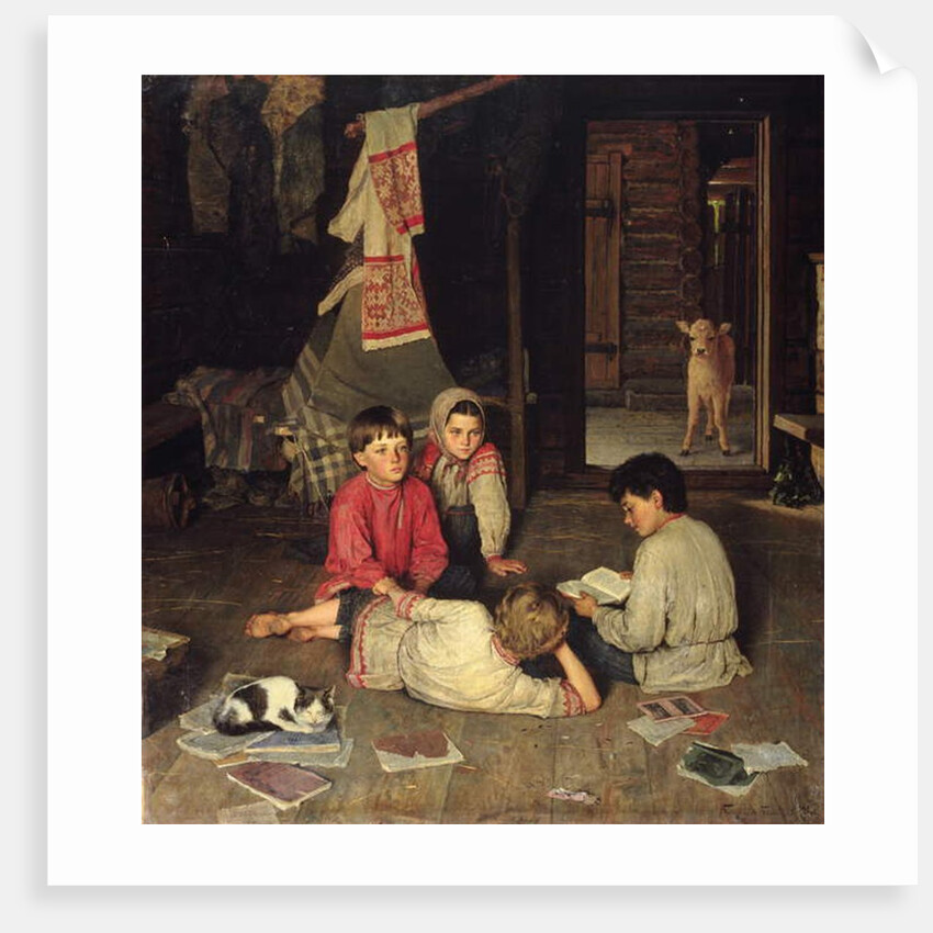 A New Fairy Tale, 1891 by Nikolai Petrovich Bogdanov-Belsky