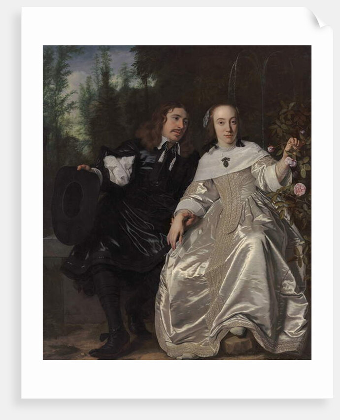 Abraham del Court and his wife Maria de Kaersgieter, 1654 by Bartolomeus van der Helst