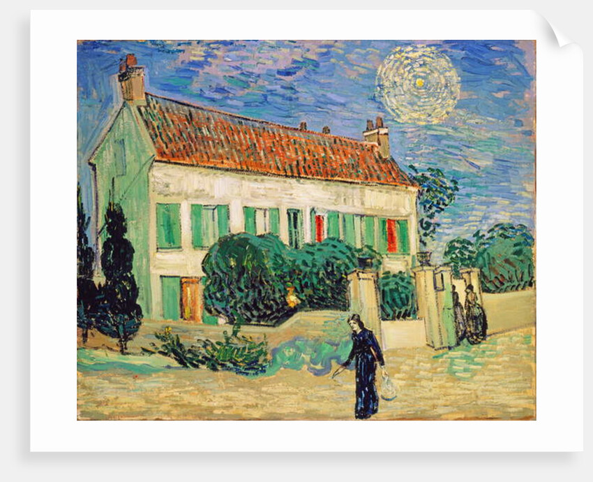 White House at Night, 1890 by Vincent van Gogh