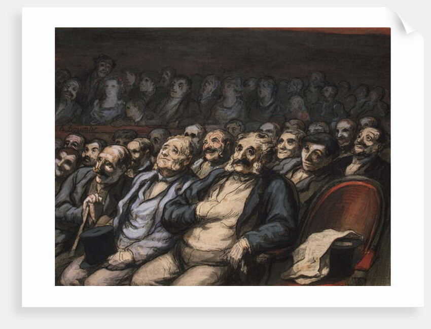 Orchestra Seat, c.1856 by Honore Daumier