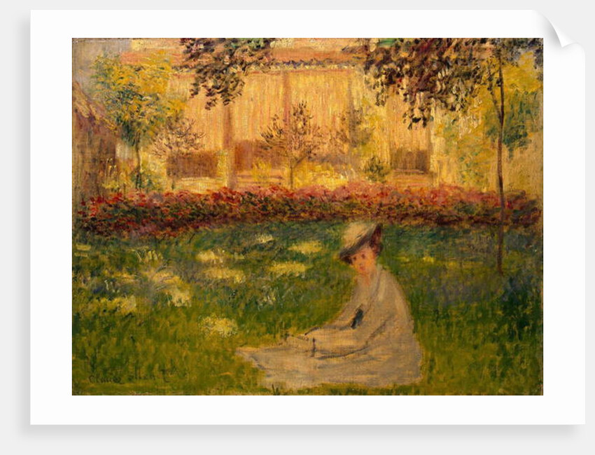 Woman in a Garden, 1876 by Claude Monet