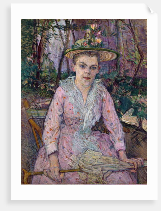 Woman with an Umbrella, 1889 by Henri de Toulouse-Lautrec