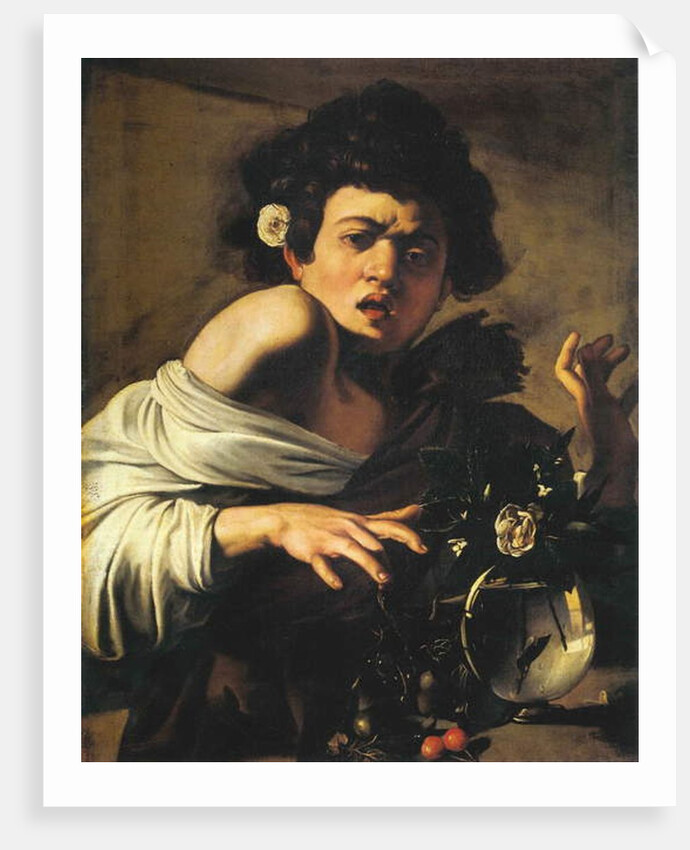Boy bitten by a lizard, 1596-97 by Michelangelo Merisi da Caravaggio