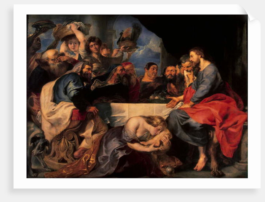 Feast in the house of Simon the Pharisee, c.1620 by Peter Paul Rubens
