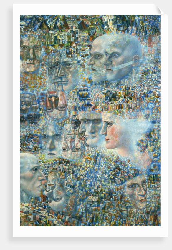 Shostakovich's First Symphony, 1935 by Pavel Nikolaevich Filonov