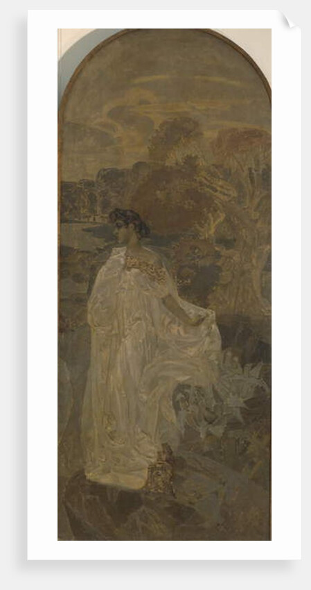 Minerva, right panel of The Judgment of Paris triptych, 1893 by Mikhail Aleksandrovich Vrubel