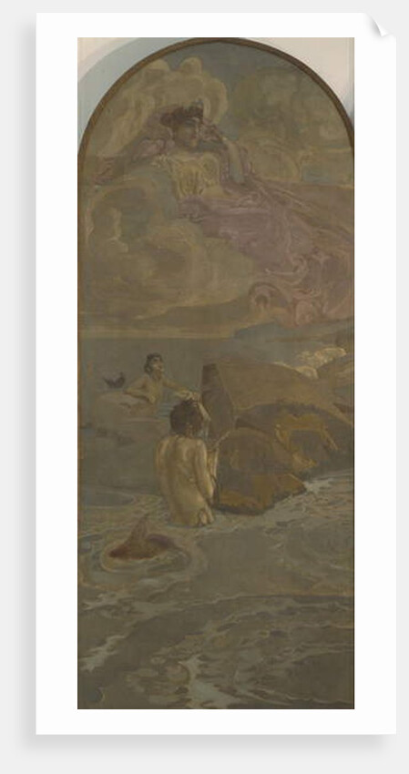 June, left panel of The Judgment of Paris triptych, 1893 by Mikhail Aleksandrovich Vrubel
