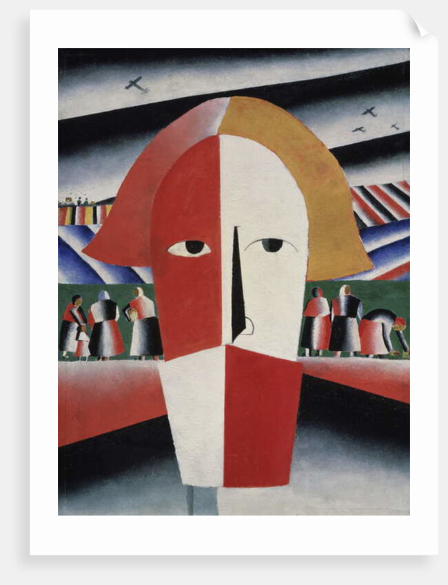 Head of a Peasant, c.1930 by Kazimir Severinovich Malevich