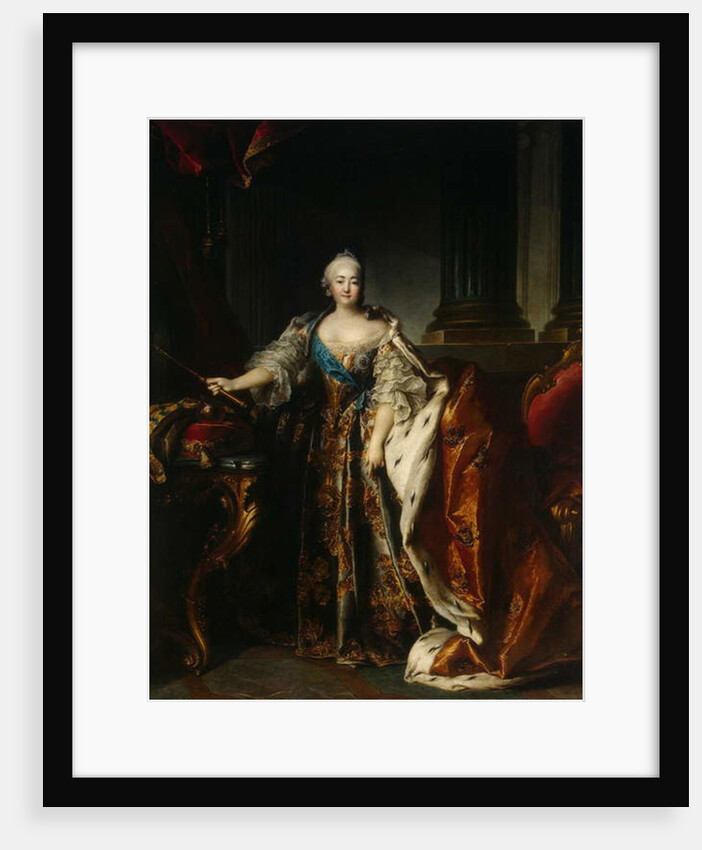 Portrait of Empress Elizabeth, 1758 by Louis M. Tocque