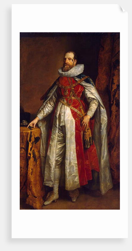 Portrait of Henry Danvers, 1st Earl of Danby, in robes of a Knight of the Garter, c.1630 by Anthony van Dyck