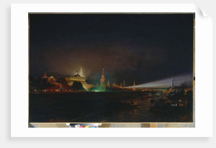 Illumination of the Kremlin, 1883 by Aleksei Petrovich Bogolyubov