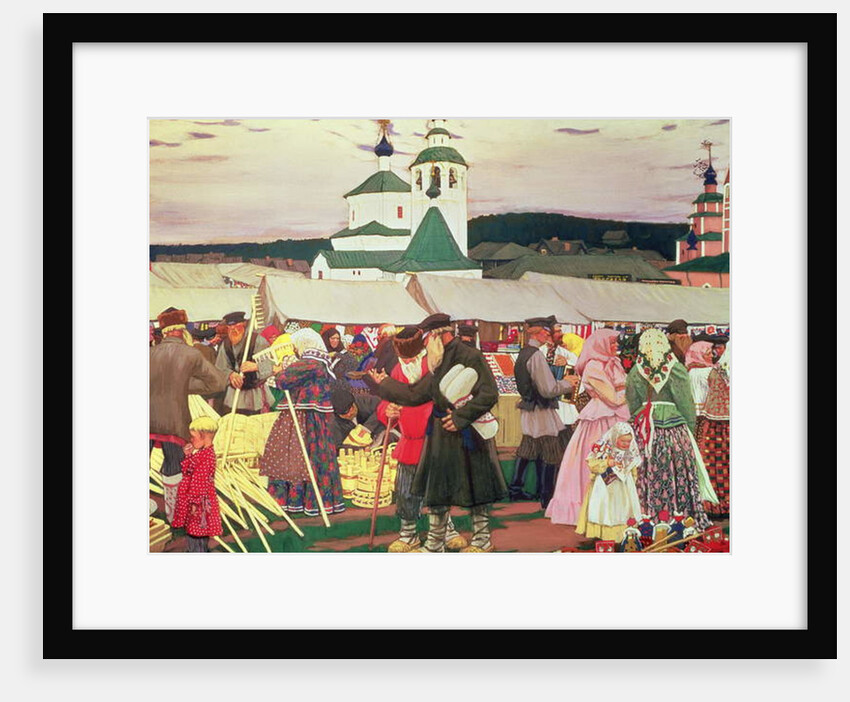 The Fair, 1906 by Boris Mikhailovich Kustodiev