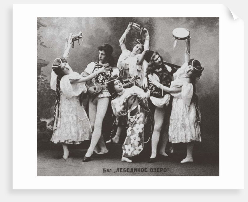 Swan Lake, Mariinsky Theatre, 1895 by Russian Photographer