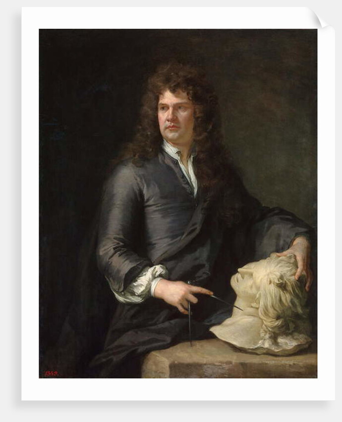 Grinling Gibbons, c.1690 by Godfrey Kneller