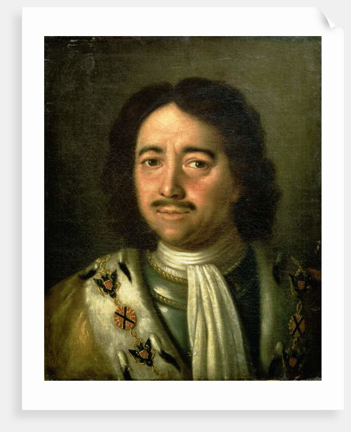 Portrait of Tsar Peter I the Great 1772 by Alexei Petrovich Antropov