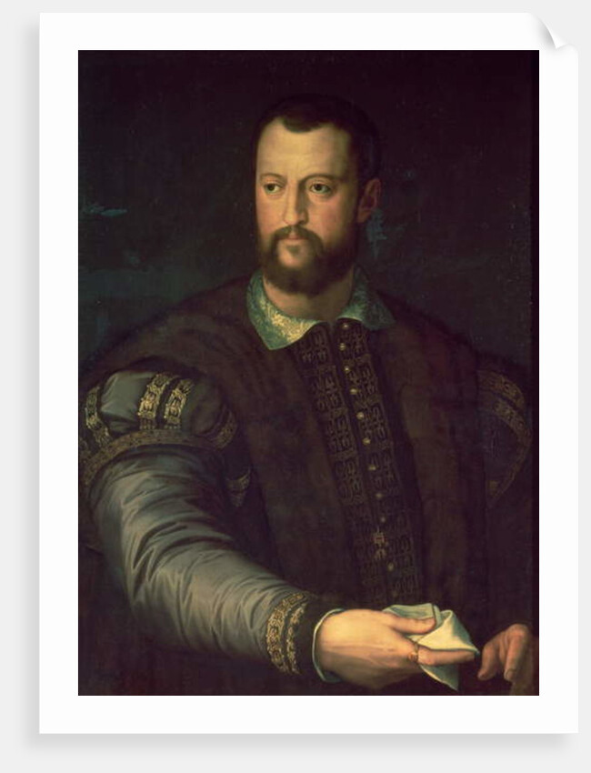 Portrait of Cosimo I de' Medici 1559 by Agnolo di Cosimo Bronzino