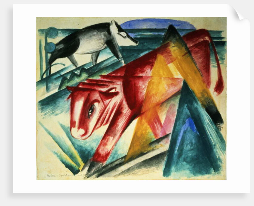 Animals, 1913 by Franz Marc