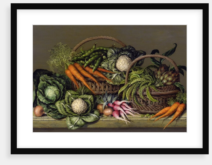 Basket of Vegetables and Radishes, 1995 by Amelia Kleiser