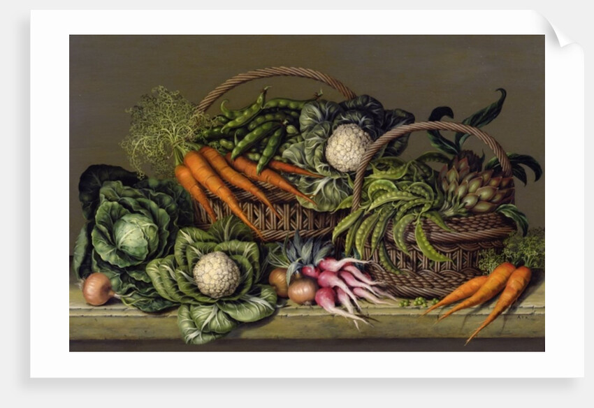 Basket of Vegetables and Radishes, 1995 by Amelia Kleiser