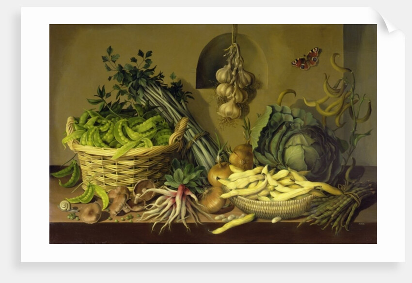 Cabbage, Peas and Beans, 1998 by Amelia Kleiser