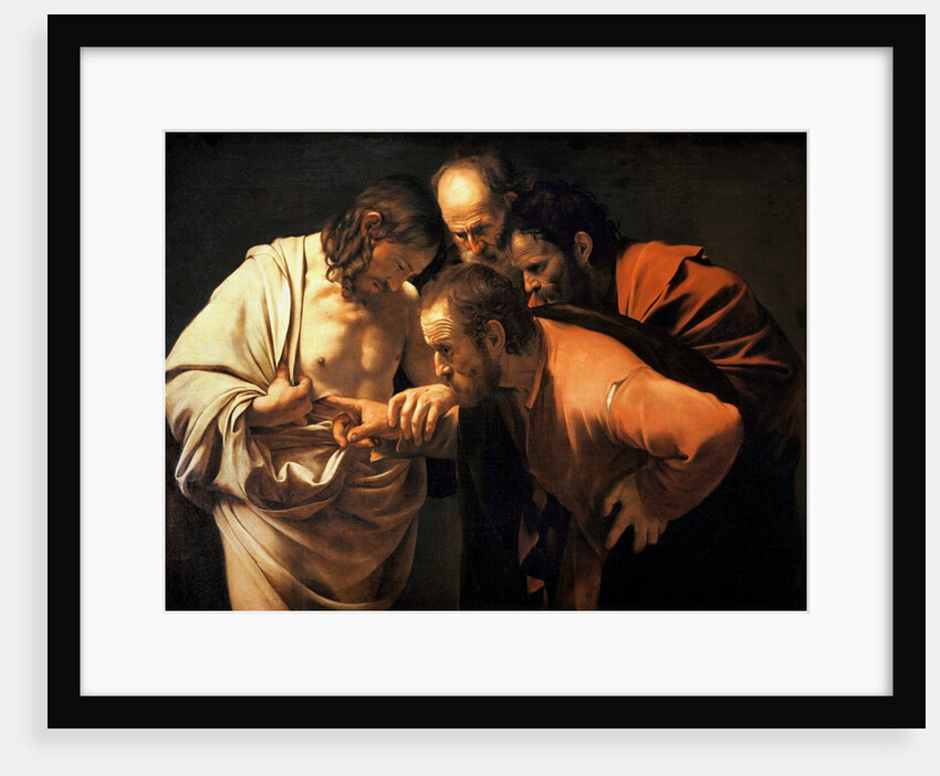 The Incredulity of St. Thomas, 1602-03 by Michelangelo Merisi da Caravaggio