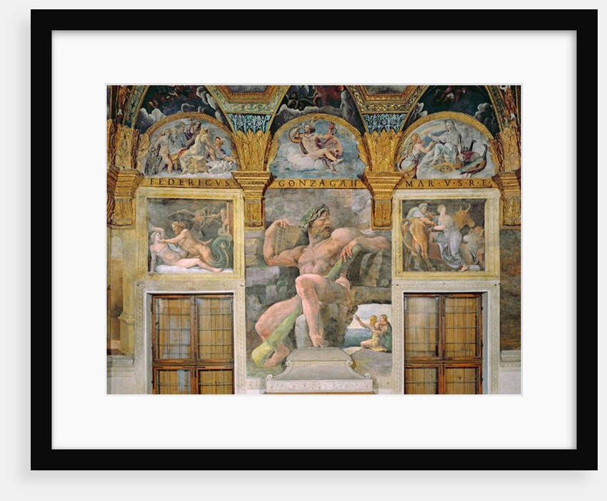 Olympia seduced by Jupiter, Polyphemus guarding Acis and Galatea, Pasiphae entering the cow constructed by Daedalus by Giulio Romano
