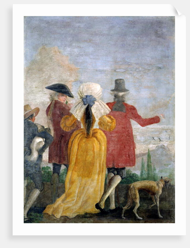 The Walk, c.1791 by Giandomenico (1727-1804) Tiepolo