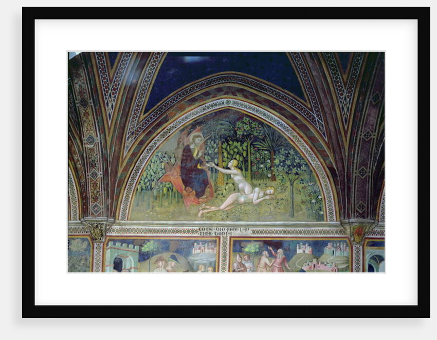 The Creation of Eve, 1356-67 by also Manfredi de Battilori Bartolo di Fredi