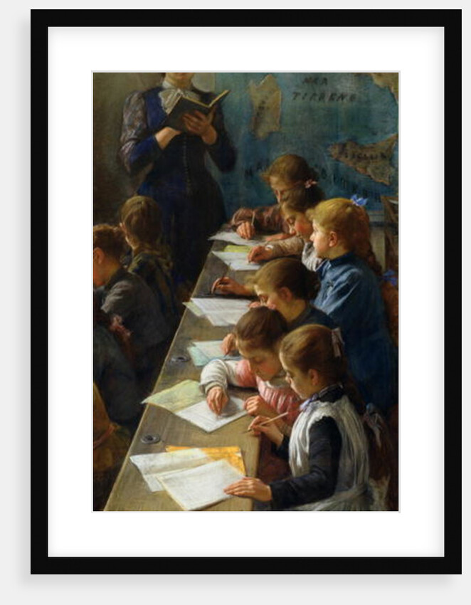 The Dictation Lesson, 1891 by Demetrio Cosola