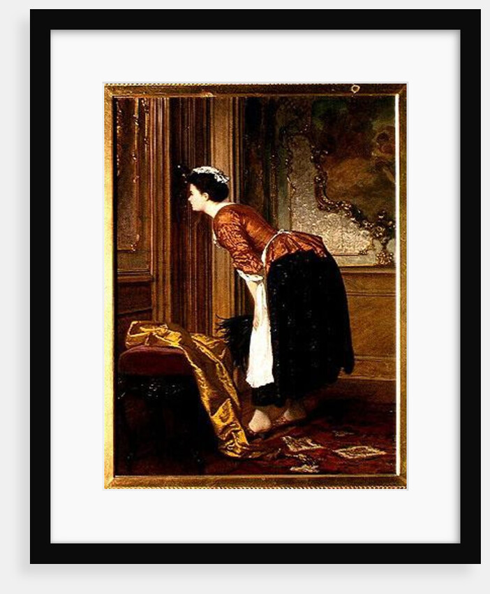 The Curious Maid by Wilhelm Amberg
