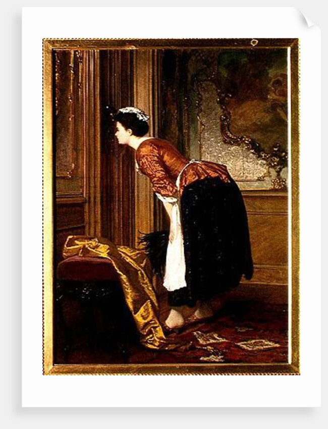 The Curious Maid by Wilhelm Amberg