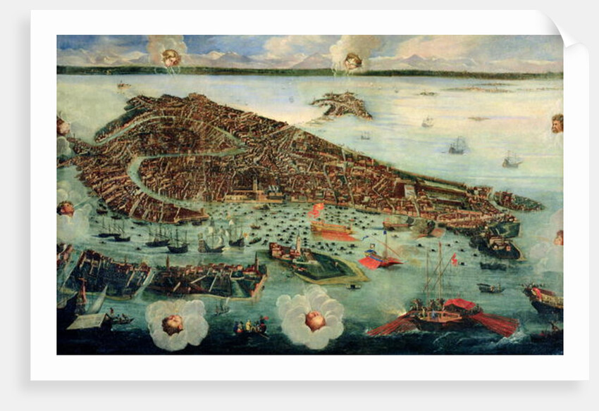 Bird's Eye View of Venice by Joseph the younger Heintz