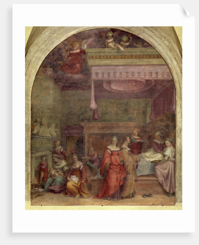 The Birth of the Virgin, 1514 by Andrea del Sarto