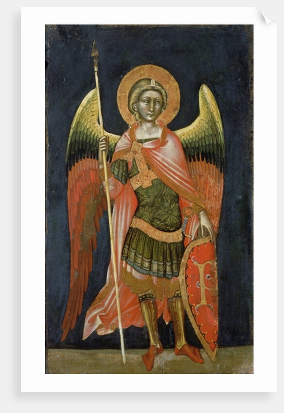 Warrior angel, 1348-54 by Ridolfo di Arpo Guariento