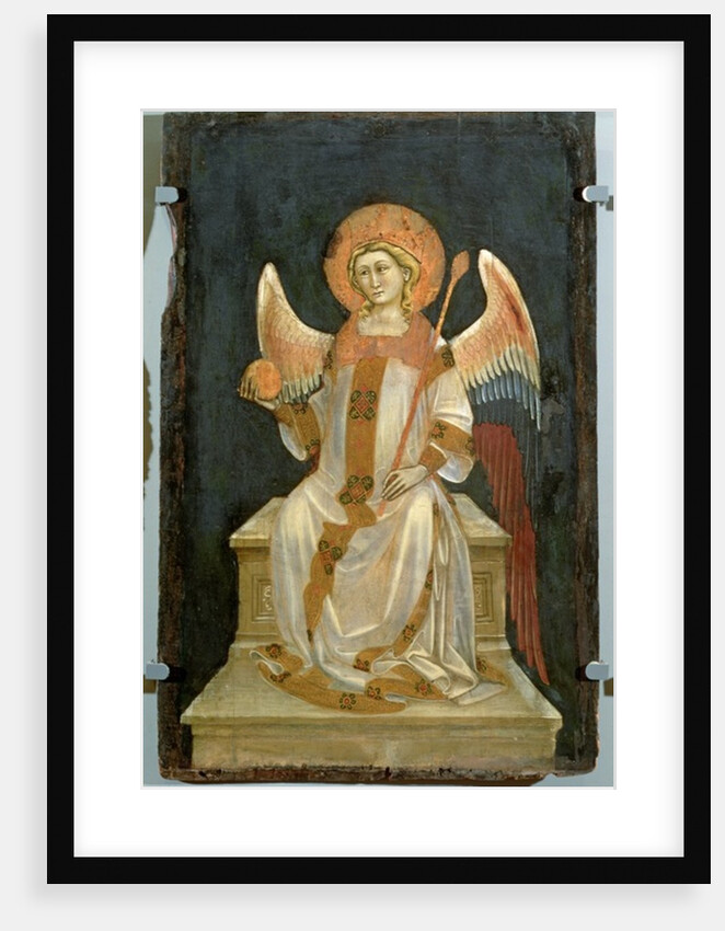 Angel Seated on a Throne, the Orb in one hand, the Sceptre in the other, c.1348-54 by Ridolfo di Arpo Guariento