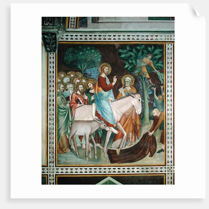The Entry of Christ into Jerusalem by Barna da Siena