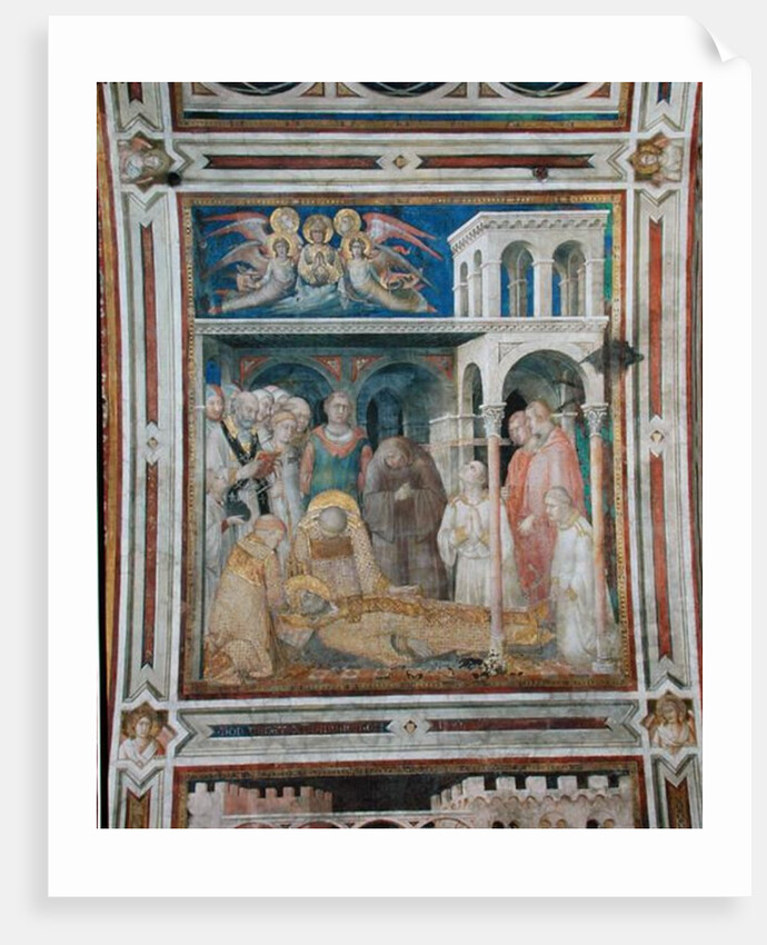 The Death of St. Martin by Simone Martini